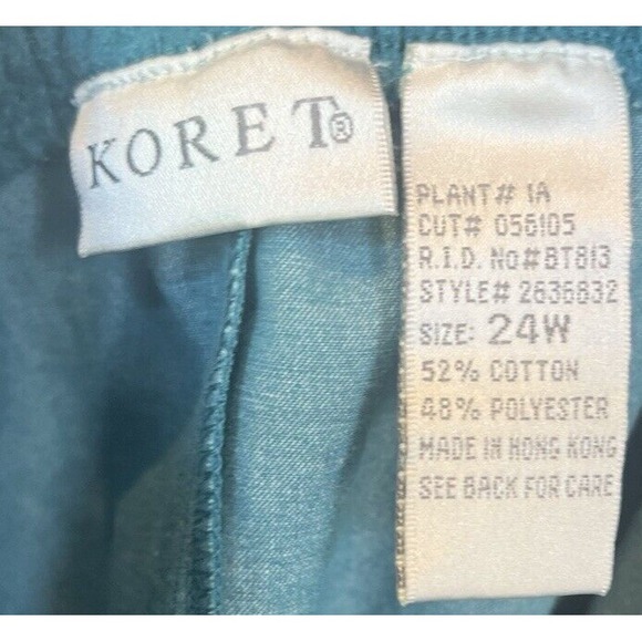 Vintage 80s Koret Embroidered Midi Skirt Size 24W Faux Suede Cottage Grannycore - Picture 10 of 11